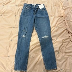 Abercrombie & Fitch Curve Love Super Skinny Ankle High Rise Jeans NWT